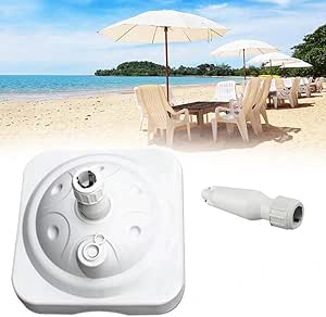 JOAN Base de plástico para sombrilla, peso base de paraguas, relleno de