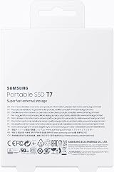 Samsung T7 Portable SSD 2TB Indigo-blue External Solid State Drive USB 3.2 view 2