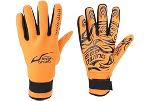 Diving Gloves Neoprene, Anti Slip Flexible Wetsuits Five Finger Gloves for Snorkeling Swimming Surfing Sailing Kayaking Divin