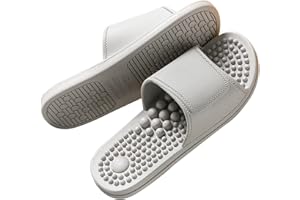 Shower Slippers for Women Massage Slippers Acupressure Reflexology Foot Arch Support Therapeutic Pain Relief Fasciitis Massag
