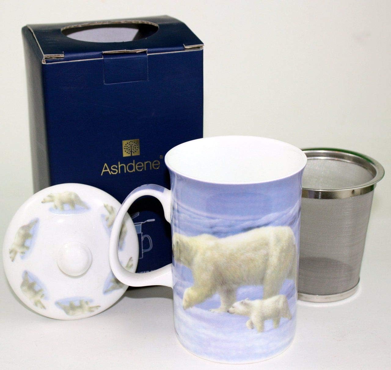 Polar Bears 3 Piece Infuser Mug