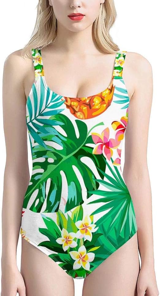palm leaf tankini