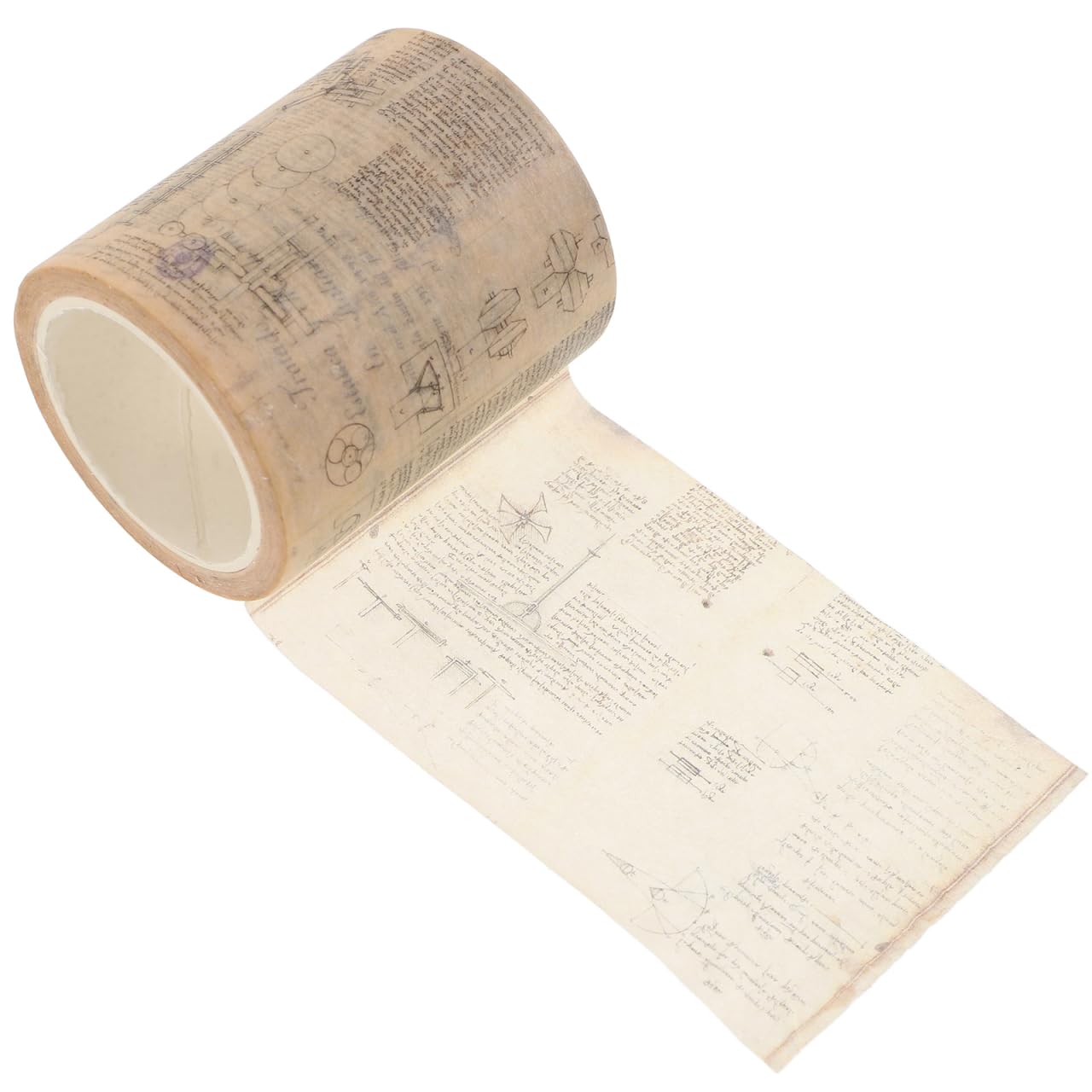 SUPVOX Vintage Washi Tape Decorative Wide Washi Masking Tape for DIY Scrapbooking Art Crafts 50mm