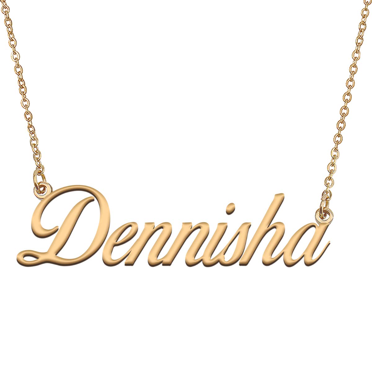 HUAN XUN Customized Custom Simple Any Name Necklace