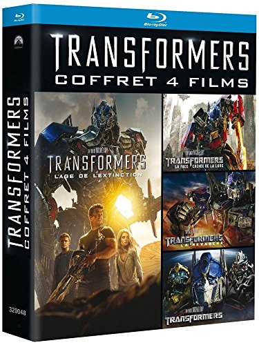 Transformers - Quadrilogie : Transformers + Transformers 2 - La revanche + Transformers 3 - La face cachée de la Lune + Transformers : l'âge de l'extinction - Blu-ray