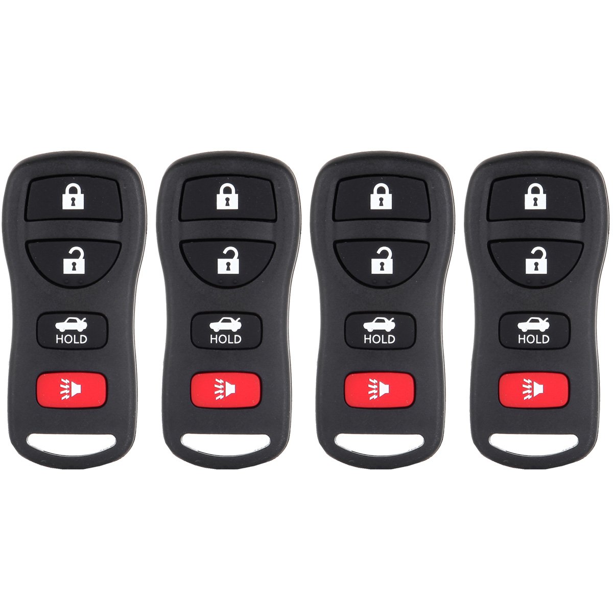 Amazon.com: ECCPP Replacement fit for Keyless Entry Remote Control Car Key  Fob Nissan Infiniti KBRASTU15 (Pack of 4): Automotive