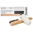Jason Markk Suede Cleaning Kit, Shoe Cleaner, 2-Piece Set, Brush & Stain Eraser, Sneaker Care, Ideal for Footwear, Safe for L