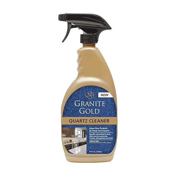 GRANITE GOLD QUARTZ CLEANER SPRAY FOR ALL QUARTZ COUNTERTOP SURFACES, 24 FLUID OUNCES