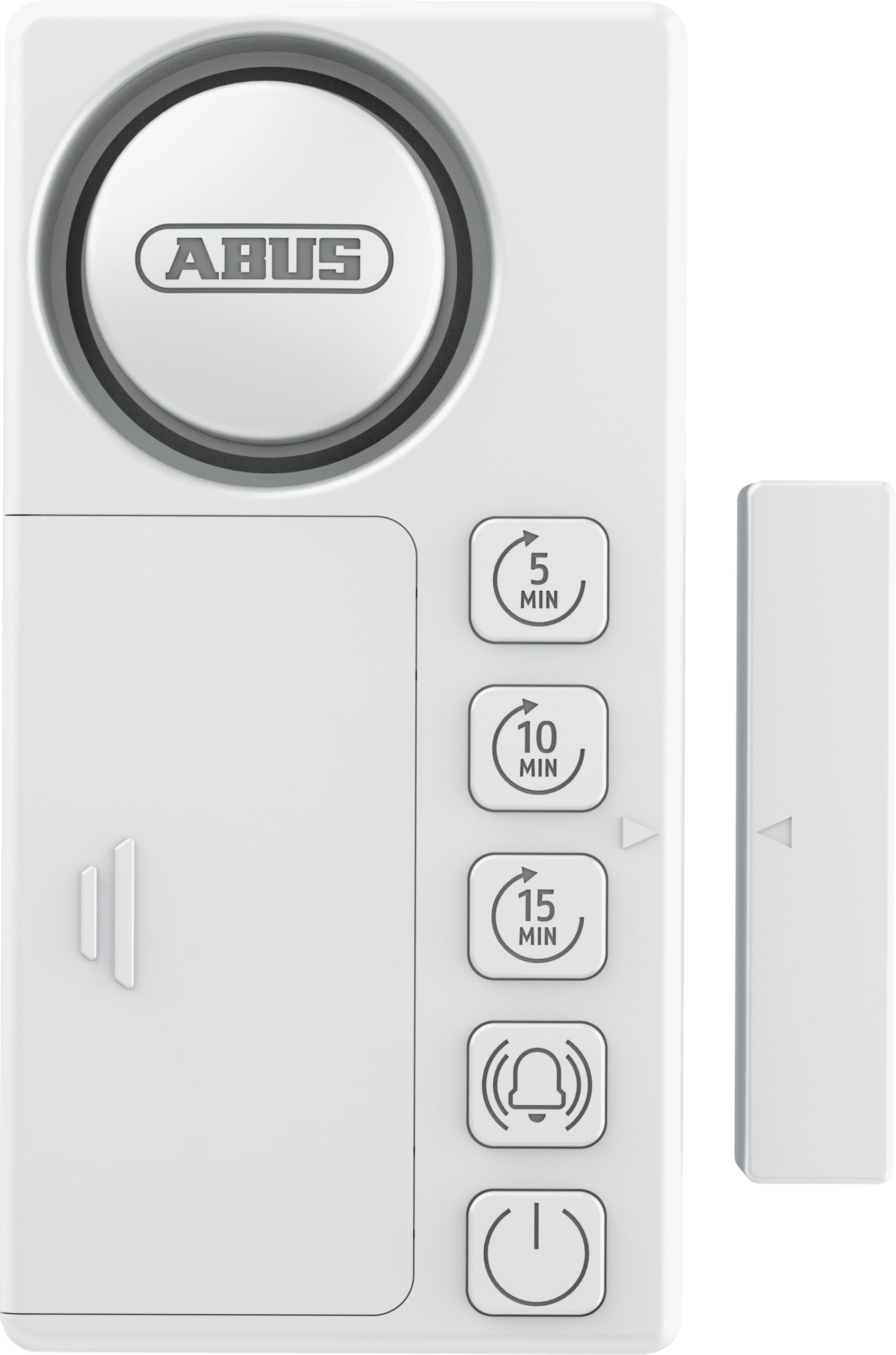 ABUS Time2Close Fensteralarm mit Countdown - Timer erinnert nach 5, 10 oder 15 Minuten an offene Fenster oder Türen - optional mit zusätzlichem Alarm bei Einbruch - zur Klebemontage 5