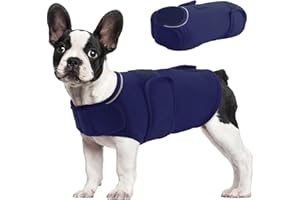 MORVIGIVE Dog Anxiety Vest, Adjustable Dog Thunder Jacket Dog Anxiety Relief Coat Wraps for Fireworks, Thunder, Travel, Separation, Soft Dog Calming Vest Anti-Anxiety Shirt for Small Medium Large Dogs