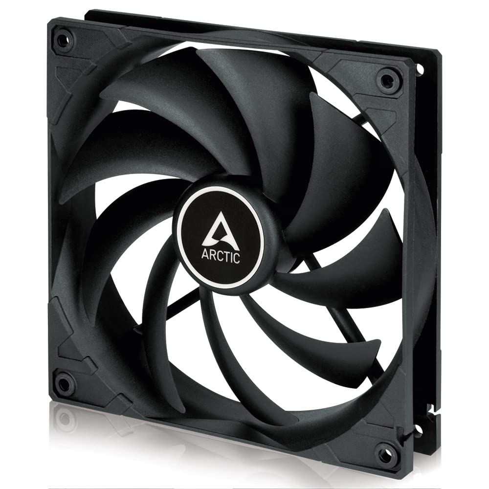 ARCTIC F14 Silent - 140 mm Case Fan, Ultra-Quiet, Extra quiet motor, Computer, Almost inaudible, Fan Speed: 800 RPM - Black