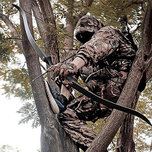 Toparchery Takedown Recurve Bow Adult Archery Hunting Right-Handed 60'' Long Bow Laminated Limbs 30-50lbs