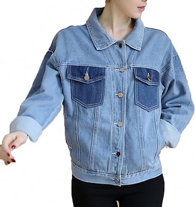 slim fit denim jacket womens
