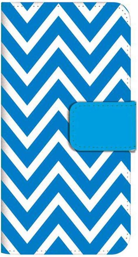 Amazon Co Jp Aquos R5g スマホケース 手帳型 ケース デザイン手帳 アクオスアール ファイブジー 8070 A 山形模様ブルー かわいい おしゃれ かっこいい 人気 柄 ケータイケース 家電 カメラ