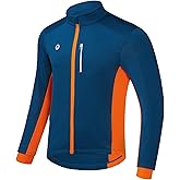 Przewalski Cycling Bike Jackets for Men Winter Thermal Running Jacket Windproof Breathable Reflective Softshell Windbreaker