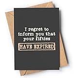 Funny 60th Birthday Card for men or women with envelope | Joke card for someone who is turning 60 years old | Original and un