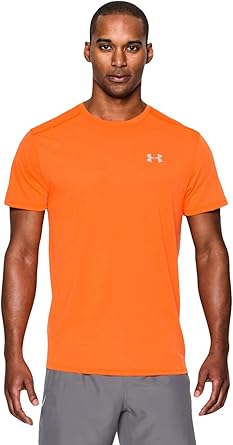 magliette under armour uomo arancione