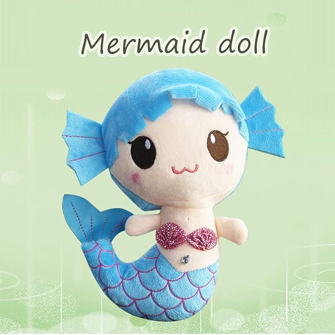 Azul Socialism Juguetes de Peluche de Regalo para niños Lindos encantadores de Peluche Princesa PP Juguetes de algodón para bebés Niños Niñas La pequeña Sirena rellena de muñeca Juguetes y juegos Juguetes