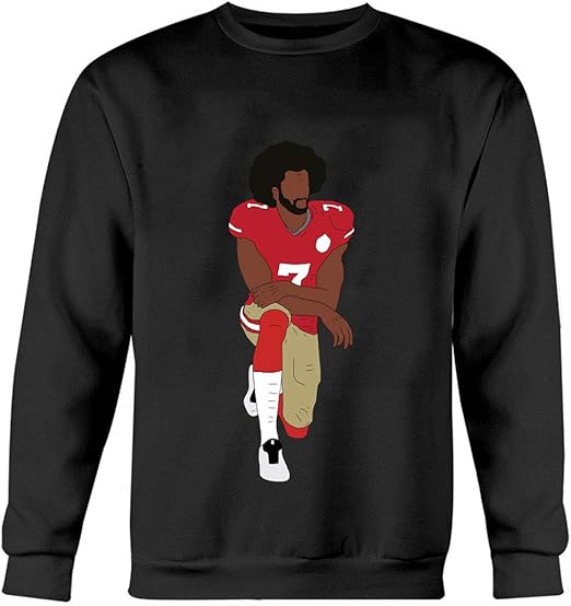 Amazon.com: Christmas Family Gifts Colin Kaepernick Kneeling T-Shirt (Black, 5XL): Clothing