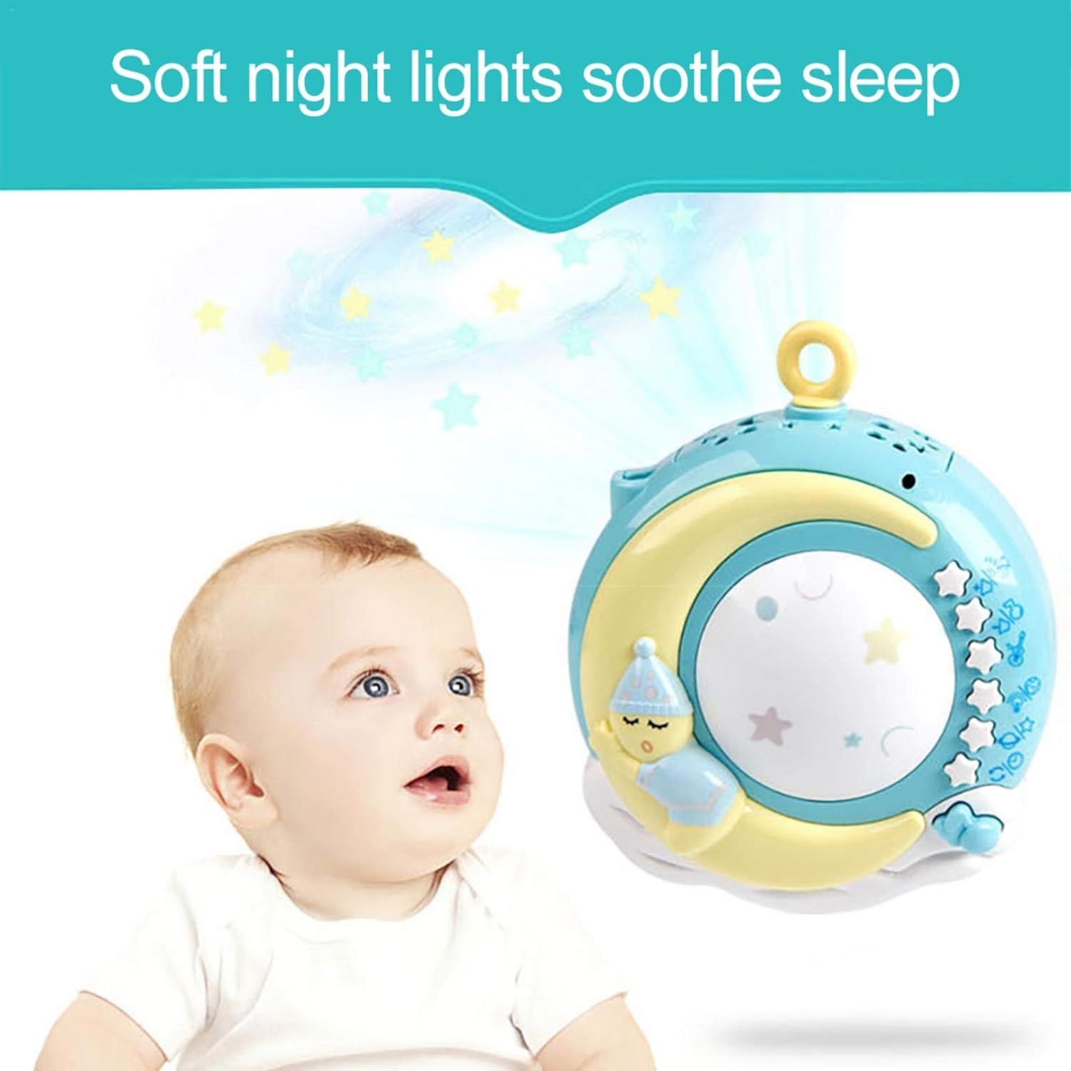 Mobile Musical Berceau Bebe Avec Projecteur Et Lumieres Clochette Pour Lit Bebe Bebe Berceau Mobile Musical Jouet Pour Lit Bebe Fille Musique Hochets Rotatifs Suspendus Pour Nouveaune Fille Et Garcon Cadeaux De
