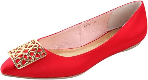 womens red flat shoes uk
