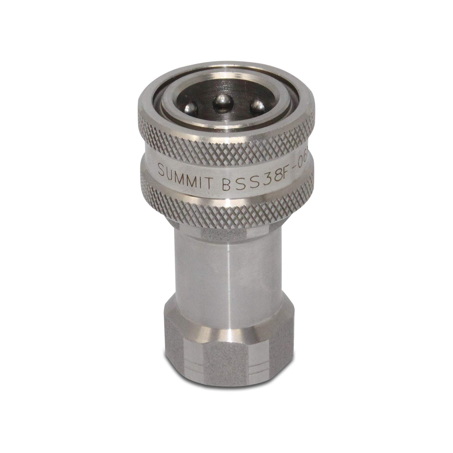 3/8″ NPT ISO 7241B Stainless Steel Quick Disconnect Hydraulic Female