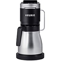 Keurig K-Duo Plus Coffee Maker, Single Serve and 12-Cup Carafe Drip Coffee Brewer, Compatible with K-Cup Pods and Ground…