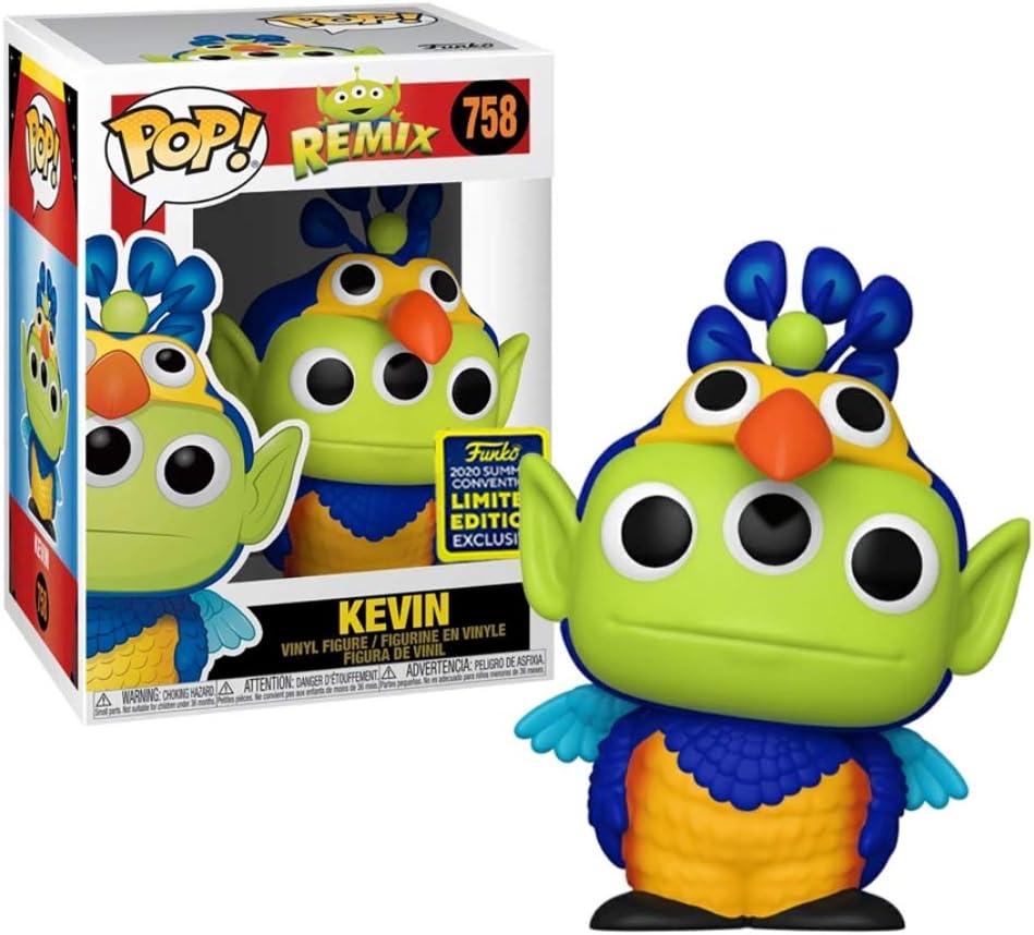 Funko Pop! Disney #758 Remix Alien as Kevin (2020 Summer Convention Exclusive), Green, Standard - Image 3