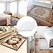 Large Size Rug Grippers,8PCS Carpet Tape,Keeps Your Rug in Place & Makes Corners Flat. Super LARGE Anti Curling Rug Corner Gripper.Premium Carpet Gripper with Renewable Gripper Tape