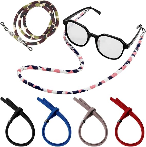 PYSEOSISE Brillenketten Set - 8 Stück Elegante Perlenketten Für Brillen
