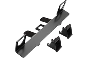 JHKLS Universal Child Seat Anchor Kit Safe Cars Seat Mount Bracket, Universal ISOFIX Latch Interface Bracket Steel Latch, ISOFIX Belt Connector for SUVs, MPVs, and Off-Road Vehicles, 332*95*70mm