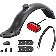 aibiku Rear Fender with Metal Braket for Xiaomi M365 Electric Scooter Replacement Part Accessory