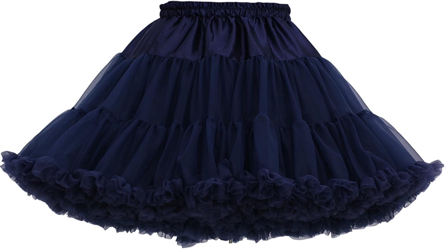 FOLOBE Women's Tutu Costume Ballet Dance Multi-Layer Puffy Skirt Adult Luxurious Soft Chiffon Petticoat Tulle Tutu Skirt