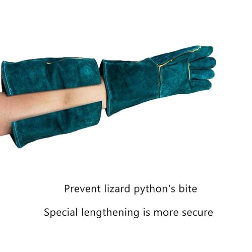 PeSandy Animal Handling Gloves Bite Proof, 60CM Durable Bite Resistant  Gloves for Bathing,Grooming,Welding, Ha