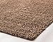 Super Area Rugs Solid Soft Modern Shaggy Rug for Home Decor, Brown, 4' x 6'