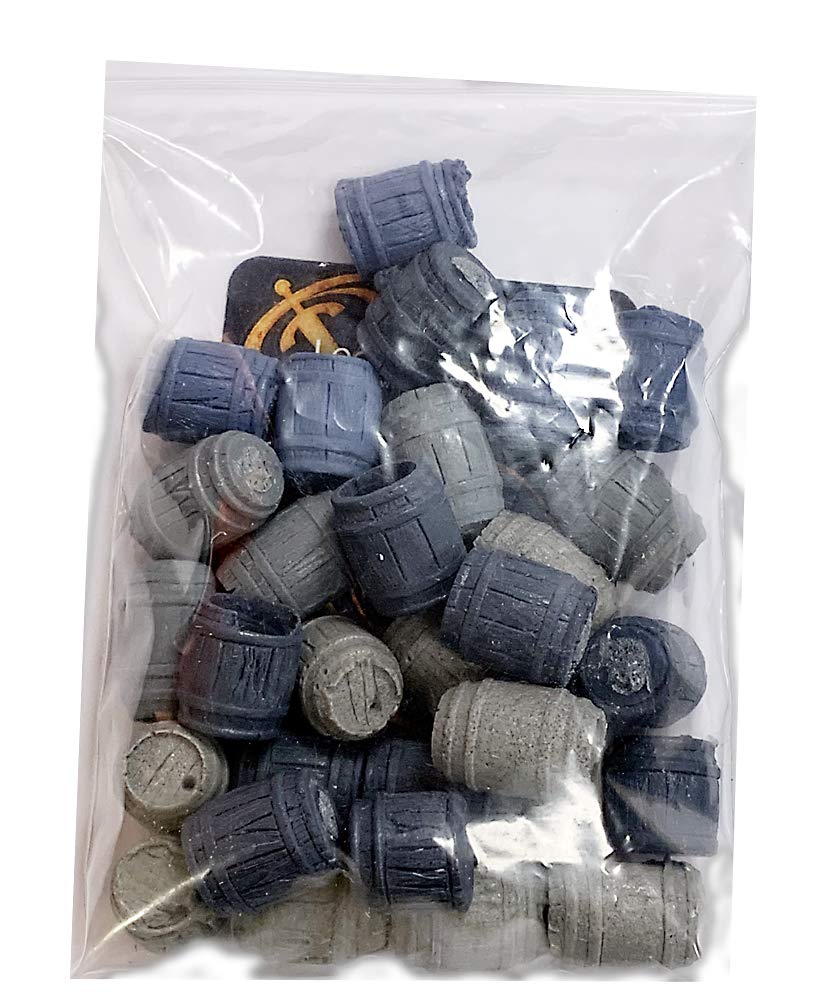 LegendGames 28mm scale Resin Barrel Set - Complete Barrels Set 7 - contains 30 barrels.