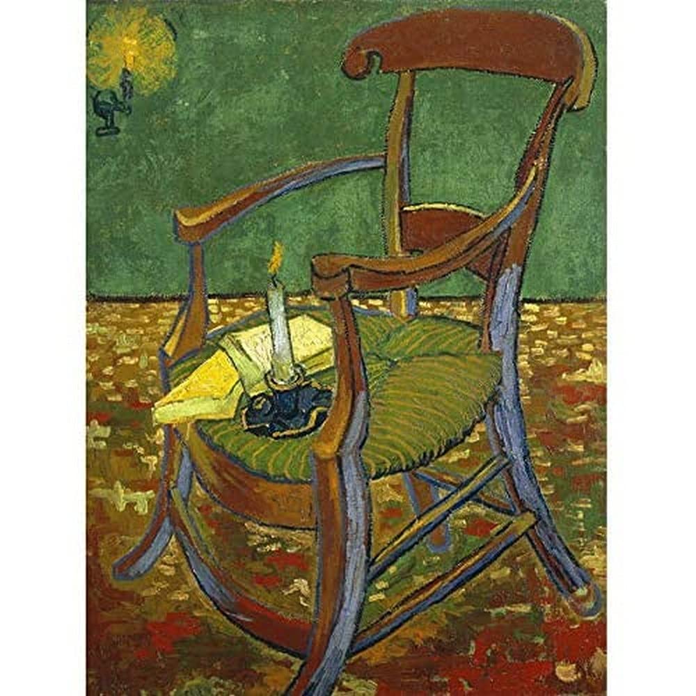 Vincent Van Gogh De Stoel Van Gauguin Art Print Canvas Premium Wall Decor Poster Mural