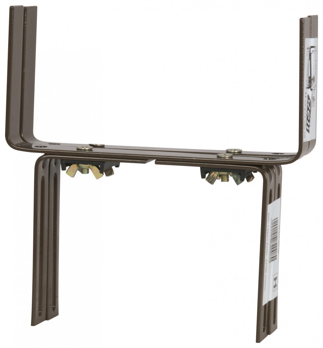 Forma Soporte para macetas Balcón Jardinera blanco Soporte en H Ganchos