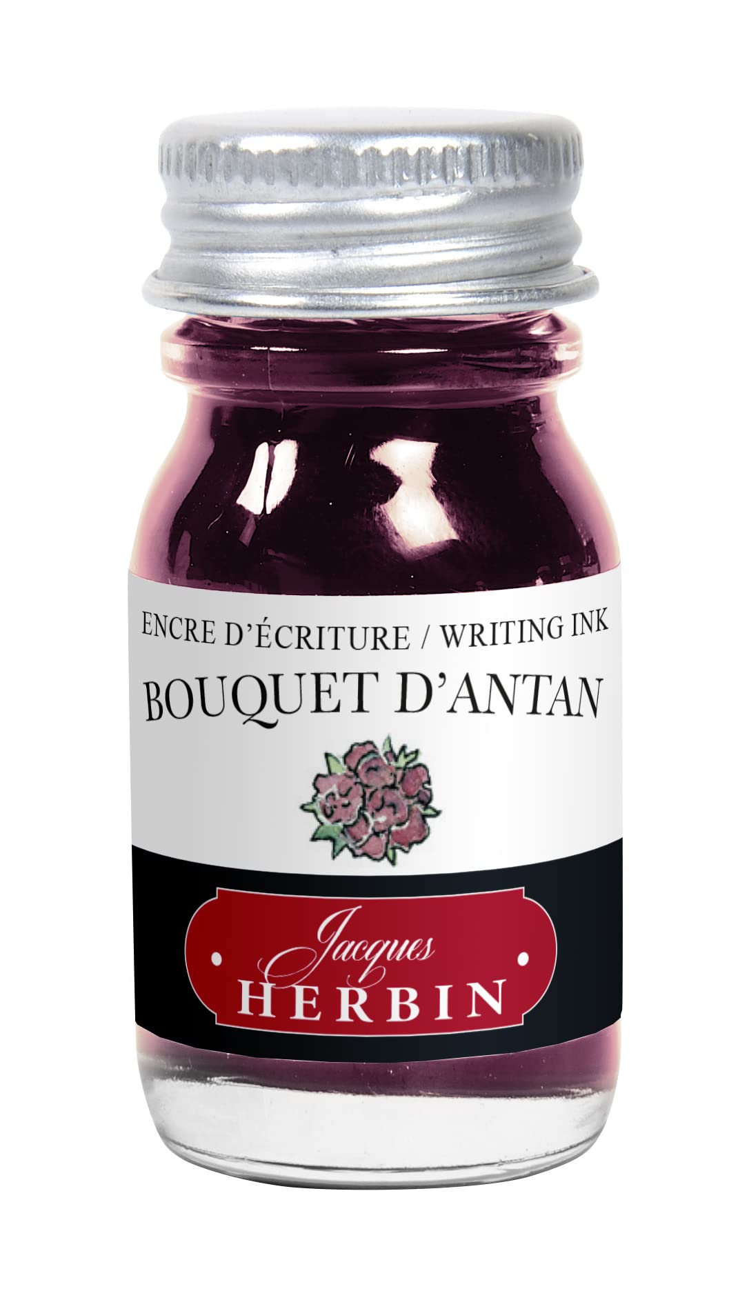 Jacques Herbin 11564T - Writing and drawing ink - Fountain pens and roller pens - Bouquet d'antan/ Bouquet of yesteryear colour - 10 ml - Made in France — image 1