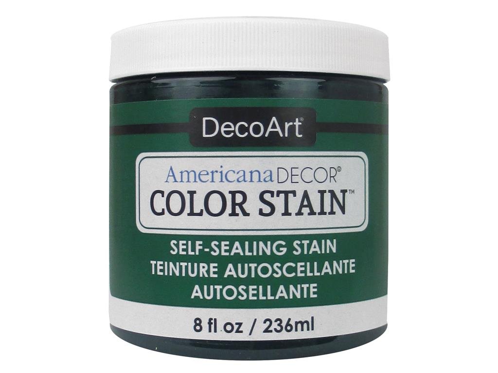 DecoArt Americana Decor Color Stains 8oz-Dark Jade, 7.23 x 6.98 x 7.62 cm