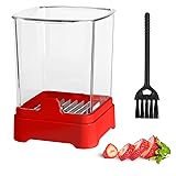 Upgraded Fruit Slicer Cup, Strawberry Slicer with