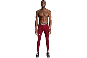WOLACO Fulton Compression Pant Athletic Baselayer Running Tights for Men