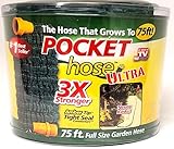 Pocket Hose Ultra Expandable, 3X Stronger, 75 Feet