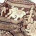 Coromose® Womens Elephant Print Long Scarf Shawl Wrap Pashmina (Brown)