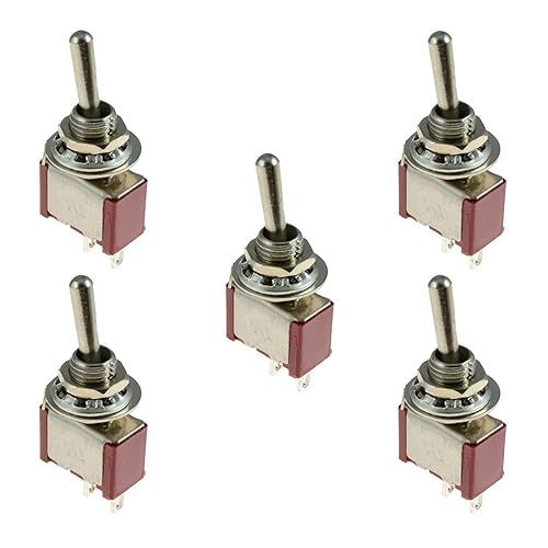 5 x On/Off Sub Miniature Small Mini Toggle Switch SPST: Amazon.co.uk ...