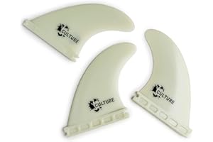 Culture Supply Composite TFX Surfboard Tri Fin Sets - All-Round Template in 3 Sizes - Small | Medium | Large