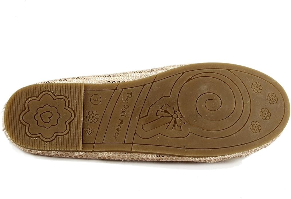 The Doll Maker Shearling Glitter Moccasin-Grape