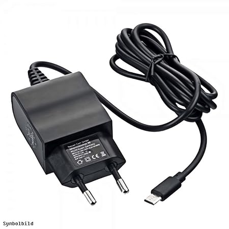 2 Ampere Handy Ladegerät Ladekabel Netzladegerät - 100 - 250 Volt - für Microsoft Lumia Mobiltelefone mit Micro USB Anschluss