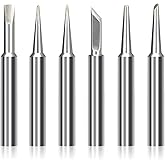 6PCS Soldering Tips for Weller ST Series Tip Replace Weller ST7 WLC100,SP40L / SP40N and WP25, WP30, WP35 Irons Tips