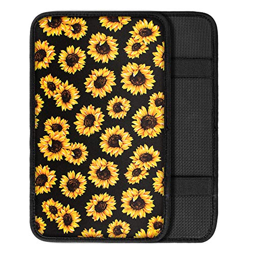 Vehicle Center Console Armrest Cover Pad, Universal Fit Soft Comfort Center Console Armrest Cushion for Car, Stylish Pattern Design Car Armrest Cover